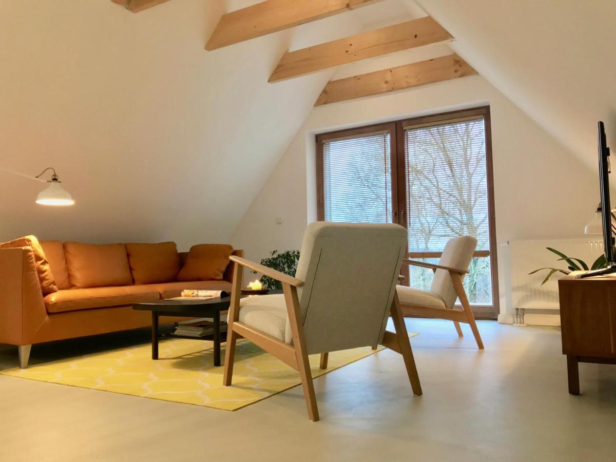 Moorblick! Grosse Dachwohnung Mit Kamin Und Sauna Leck Eksteriør billede