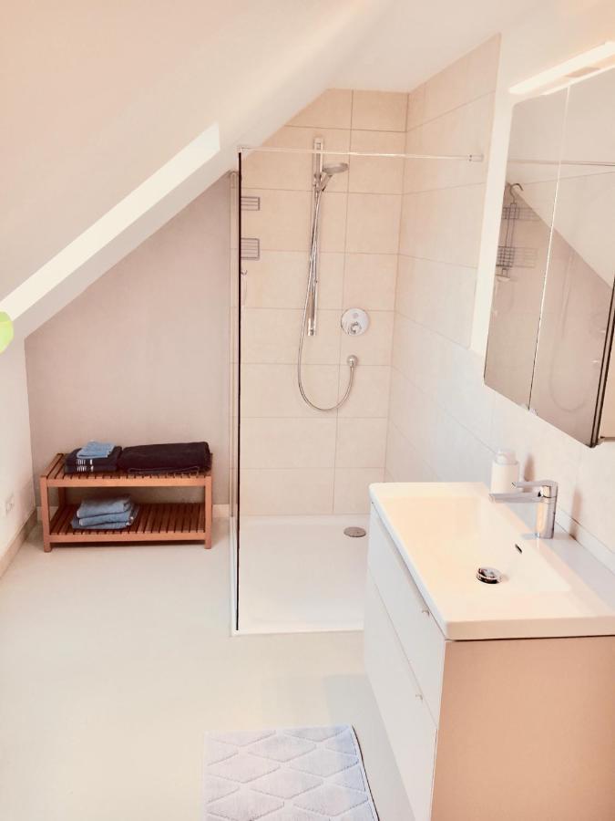 Moorblick! Grosse Dachwohnung Mit Kamin Und Sauna Leck Eksteriør billede